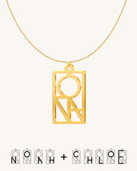 Unity Couple Monogram Necklace