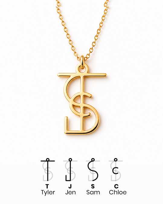 Family Initials Bespoke Necklace