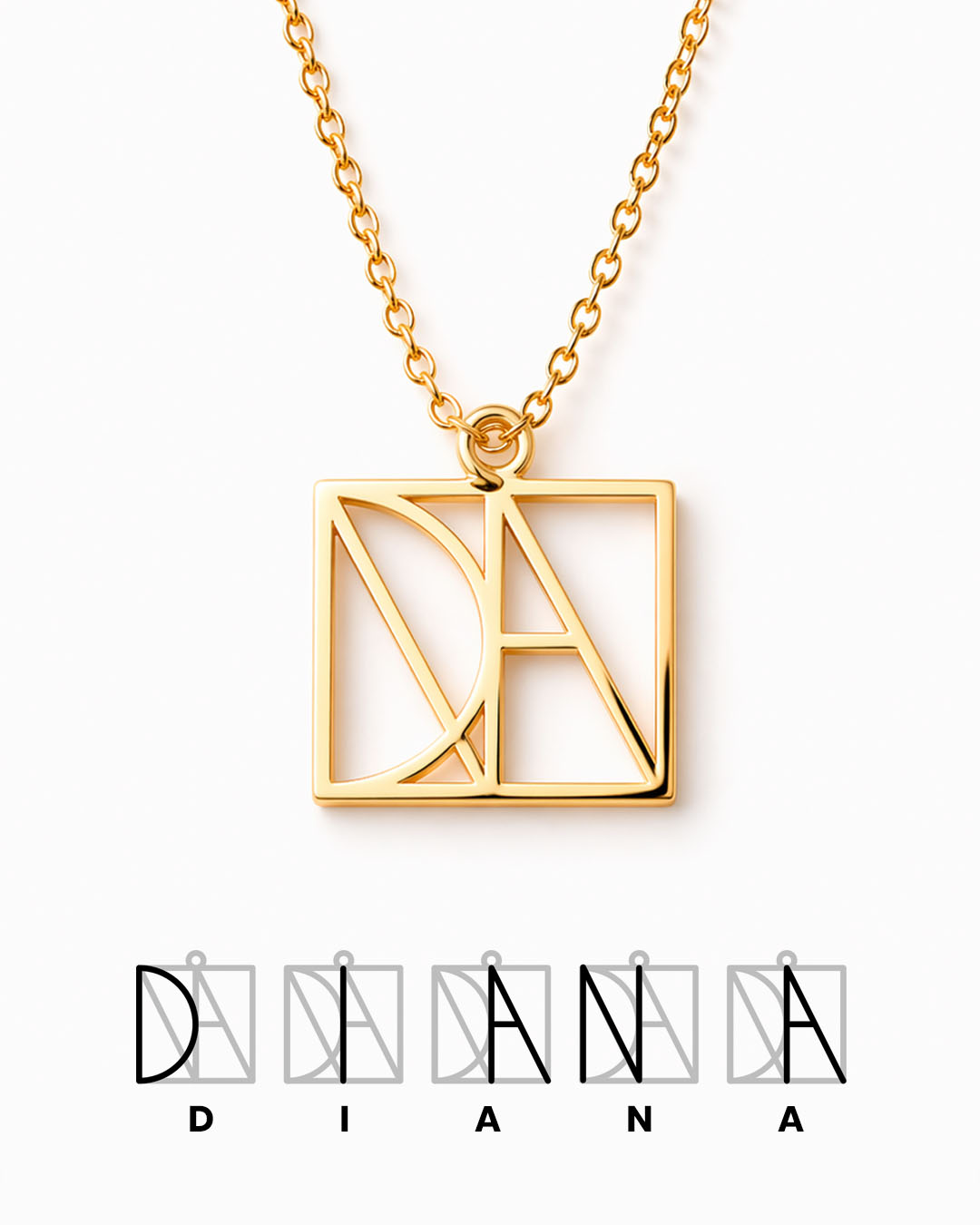 Mom Monogram Necklace