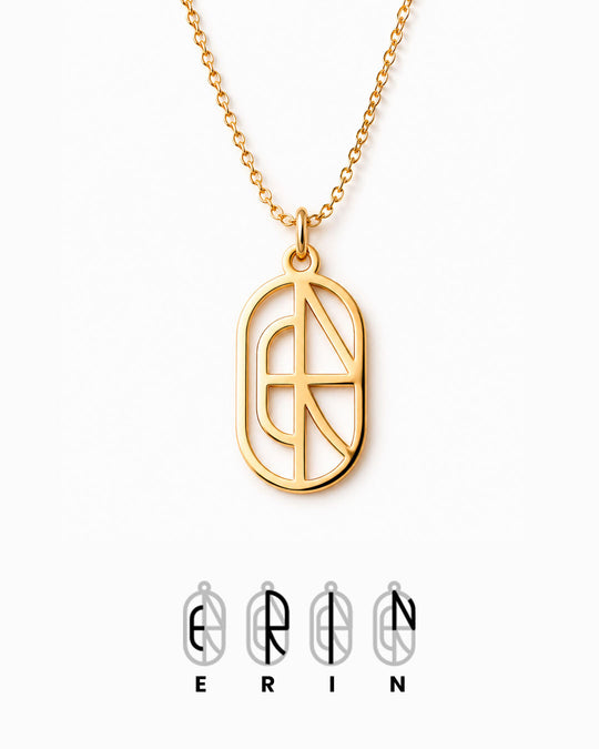 Mom Monogram Necklace