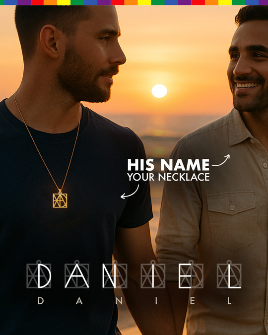Pride Monogram Name Necklace