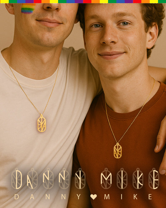 Pride Monogram Name Necklace
