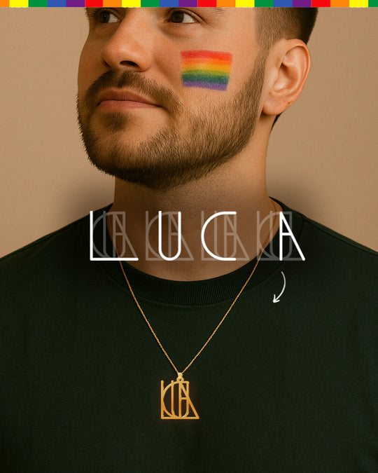 Pride Monogram Name Necklace