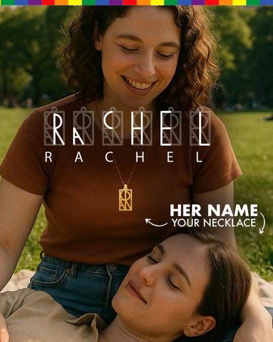 Pride Monogram Name Necklace