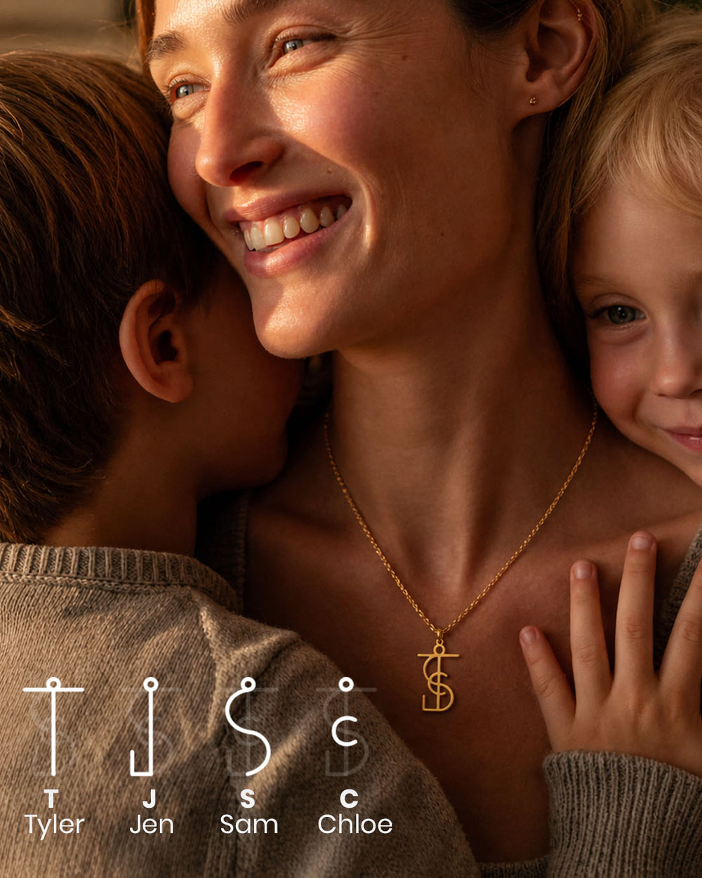 Family Initials Bespoke Necklace