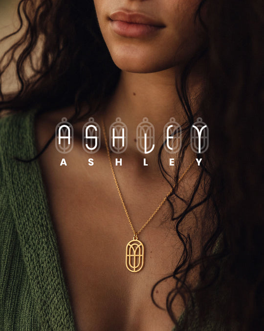Summer Name Monogram Necklace