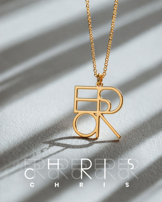 Name Monogram Necklace