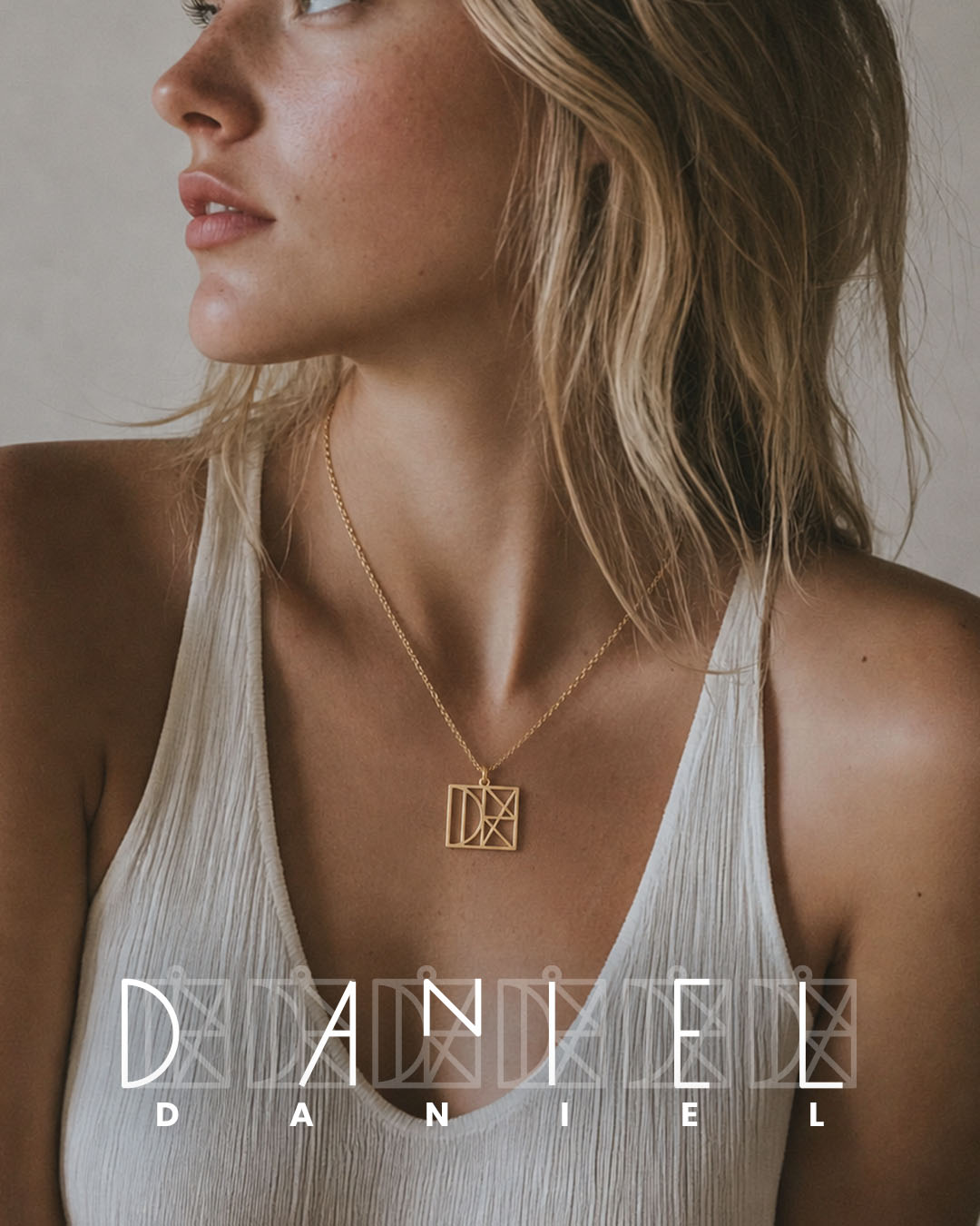 Name Monogram Necklace