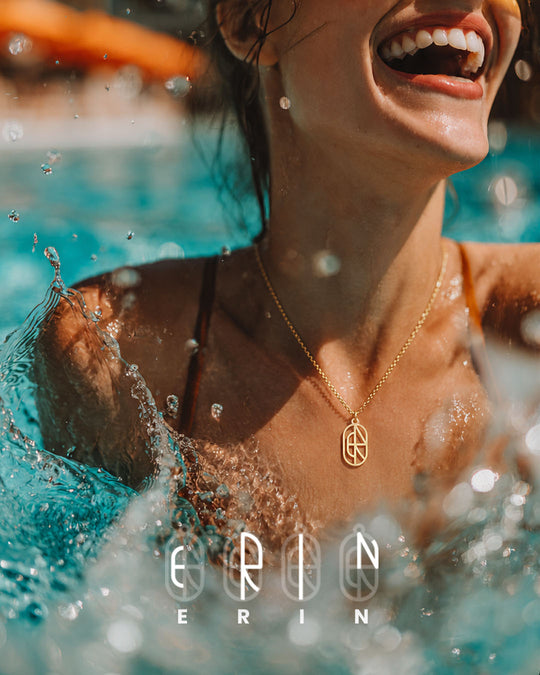 Summer Name Monogram Necklace