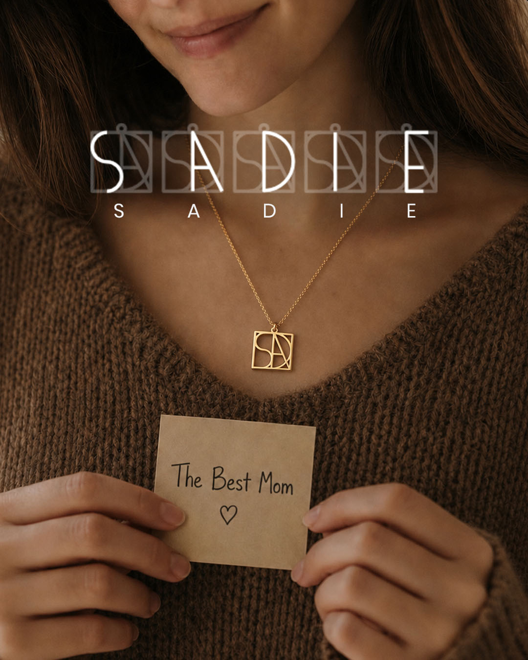 Mom Monogram Necklace