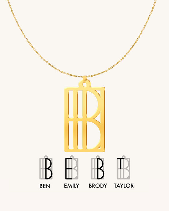 Family Initials Bespoke Necklace