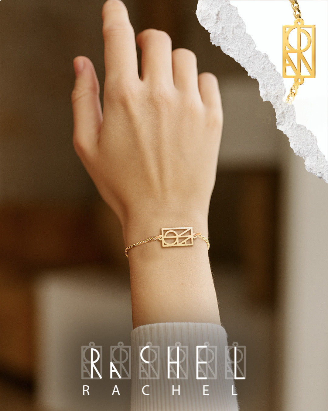 Name Monogram Bracelet