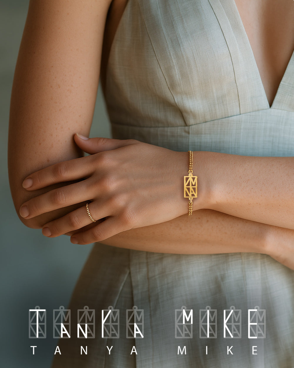 Name Monogram Bracelet
