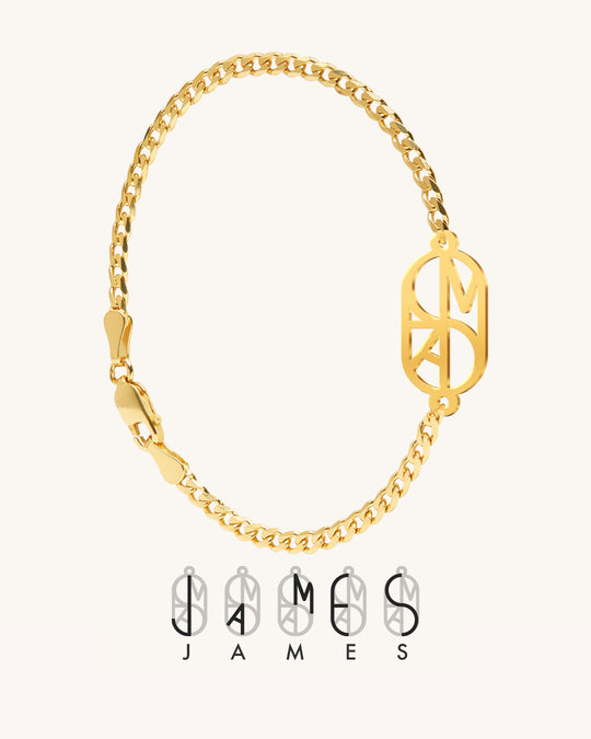 Name Monogram Bracelet