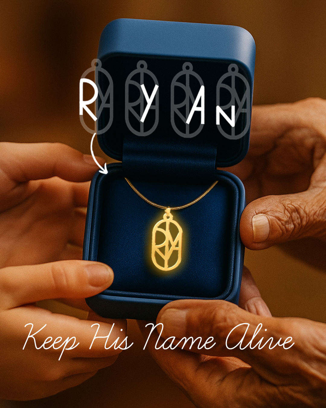 Personalized Memorial Pendant